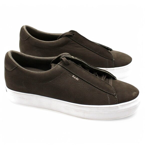 Keds Rise Metro Nubuck Women 10 Olive - Picture 3 of 7